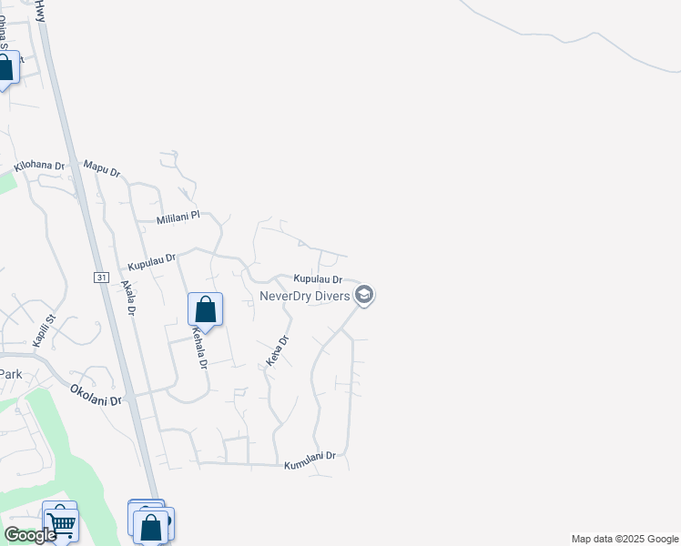 map of restaurants, bars, coffee shops, grocery stores, and more near 160 Kaimanu Place in Kihei