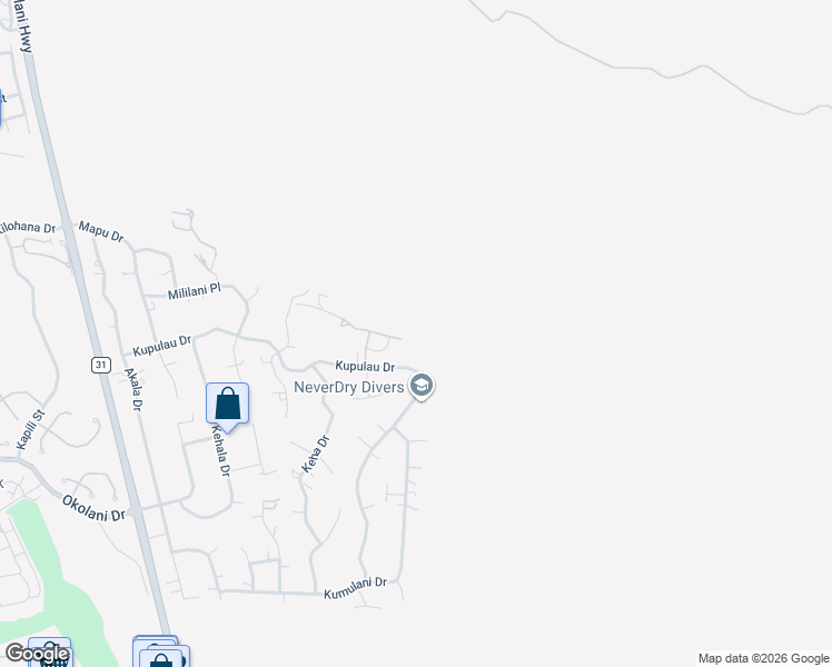 map of restaurants, bars, coffee shops, grocery stores, and more near 160 Kaimanu Place in Kihei