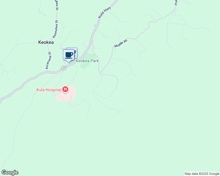 map of restaurants, bars, coffee shops, grocery stores, and more near 242 Laumania Road in Kula