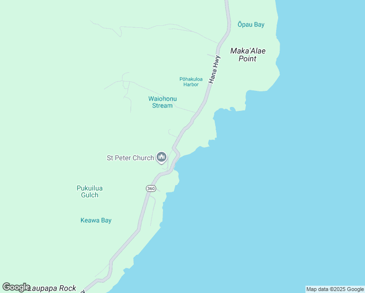 map of restaurants, bars, coffee shops, grocery stores, and more near 7127 Hana Highway in Hana
