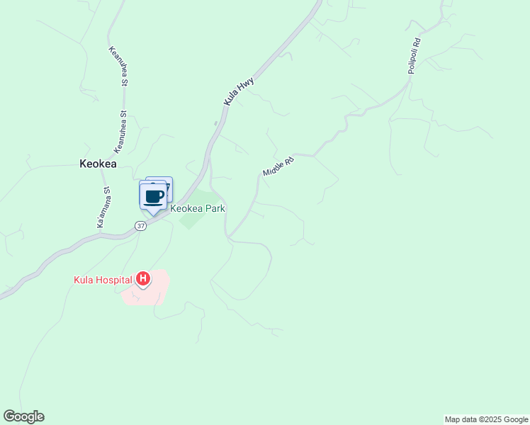 map of restaurants, bars, coffee shops, grocery stores, and more near 29 Hookano Place in Kula