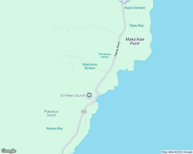 map of restaurants, bars, coffee shops, grocery stores, and more near 0 Hana Highway in Paia