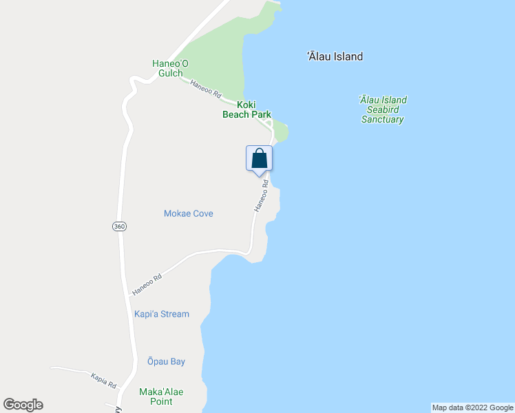 map of restaurants, bars, coffee shops, grocery stores, and more near Haneoo Road in Maui County
