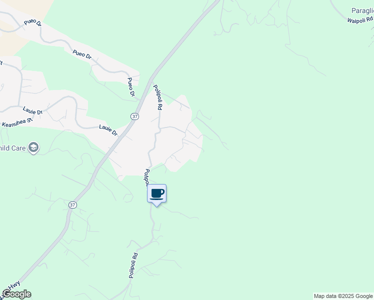 map of restaurants, bars, coffee shops, grocery stores, and more near 246 Koheo Road in Kula