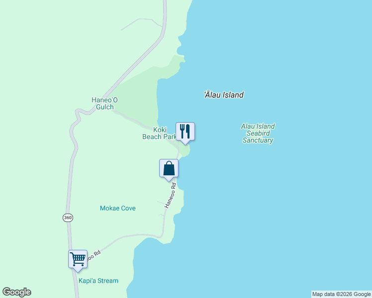 map of restaurants, bars, coffee shops, grocery stores, and more near 175 Hana Highway in Paia
