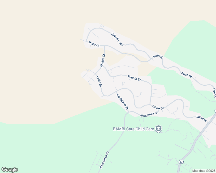 map of restaurants, bars, coffee shops, grocery stores, and more near 758 Lauie Drive in Kula