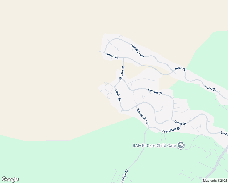 map of restaurants, bars, coffee shops, grocery stores, and more near 821 Lauie Drive in Kula