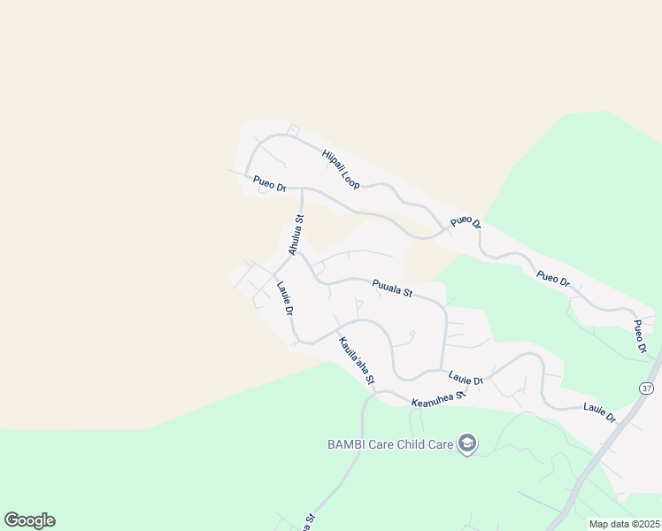 map of restaurants, bars, coffee shops, grocery stores, and more near 34 Kahilinaenae Place in Kula