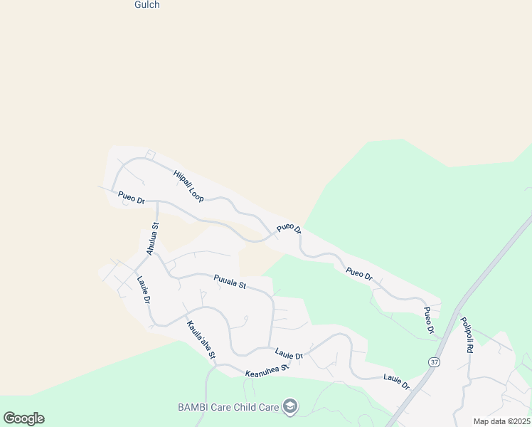 map of restaurants, bars, coffee shops, grocery stores, and more near 36 Hiipali Loop in Kula