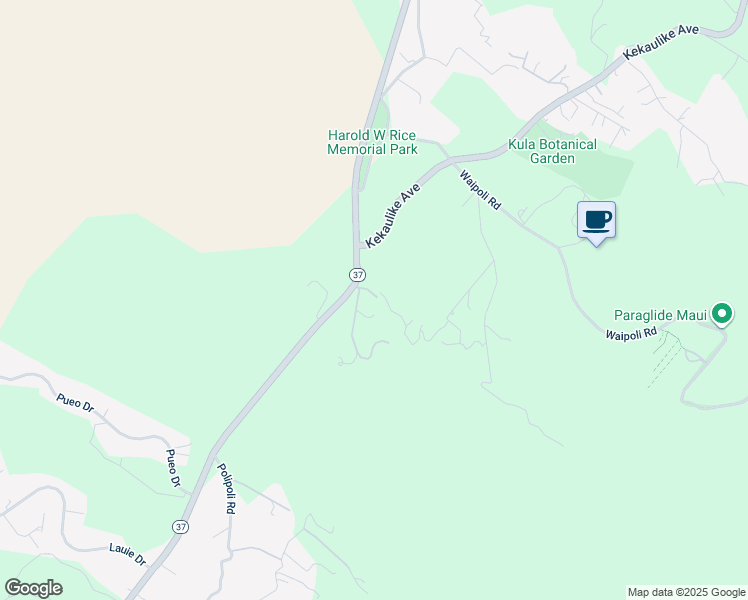 map of restaurants, bars, coffee shops, grocery stores, and more near 23 Mauds Place in Kula