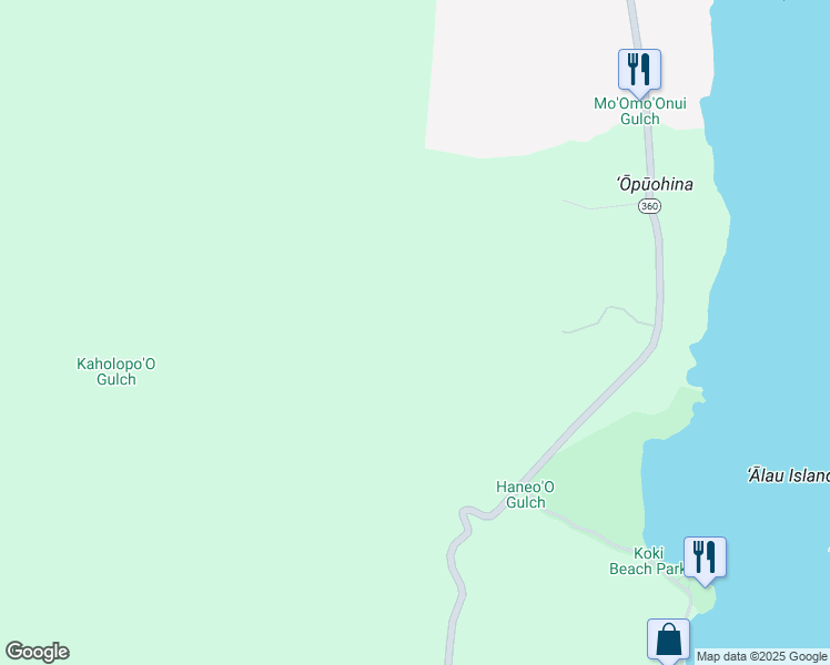 map of restaurants, bars, coffee shops, grocery stores, and more near 0 Hana Highway in Paia
