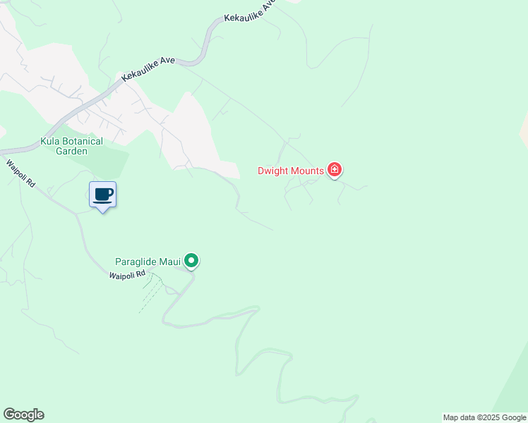 map of restaurants, bars, coffee shops, grocery stores, and more near 729 Alae Road in Kula