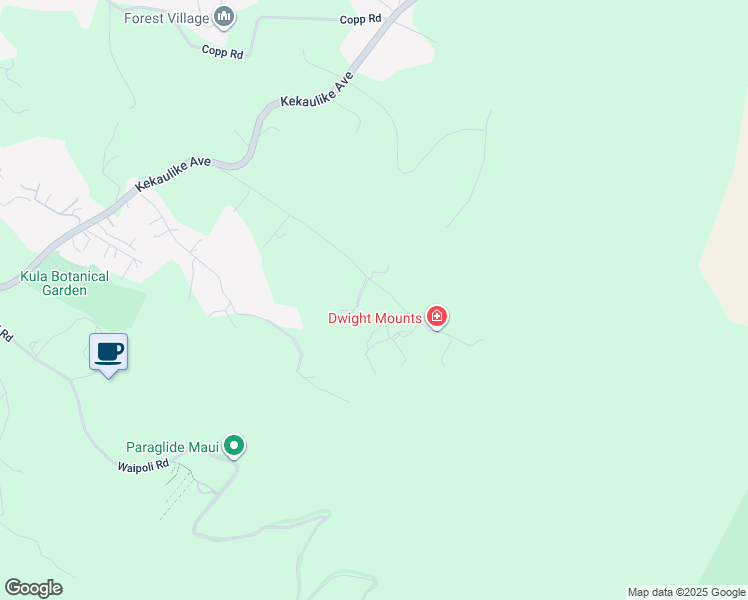 map of restaurants, bars, coffee shops, grocery stores, and more near 686 Waiakoa Road in Kula