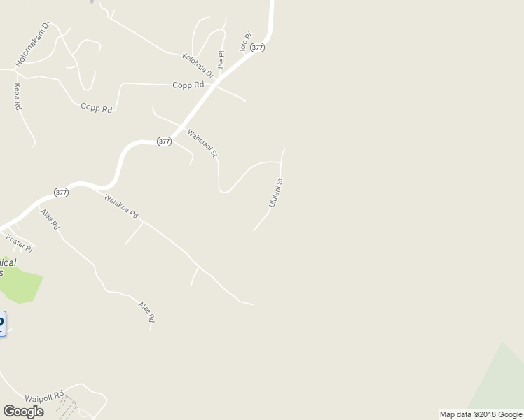 map of restaurants, bars, coffee shops, grocery stores, and more near 62 Ululani Street in Kula