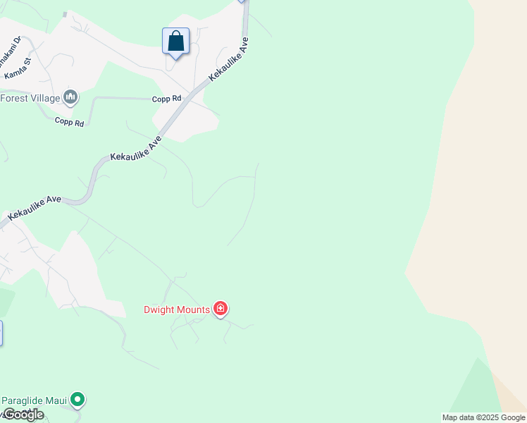 map of restaurants, bars, coffee shops, grocery stores, and more near 51 Ululani Street in Kula