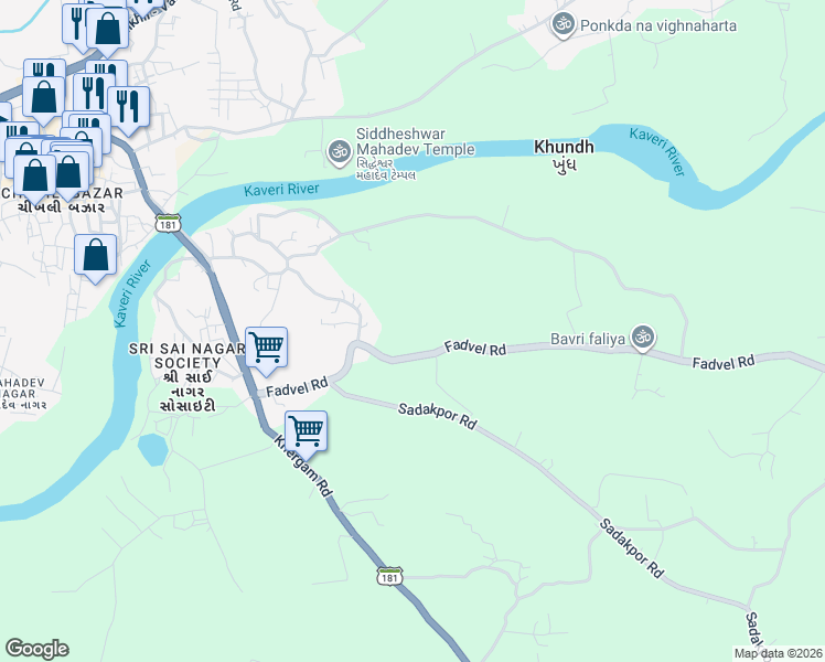 map of restaurants, bars, coffee shops, grocery stores, and more near in Tejlav