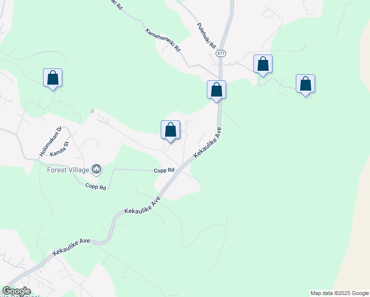 map of restaurants, bars, coffee shops, grocery stores, and more near 100 Ihe Place in Kula