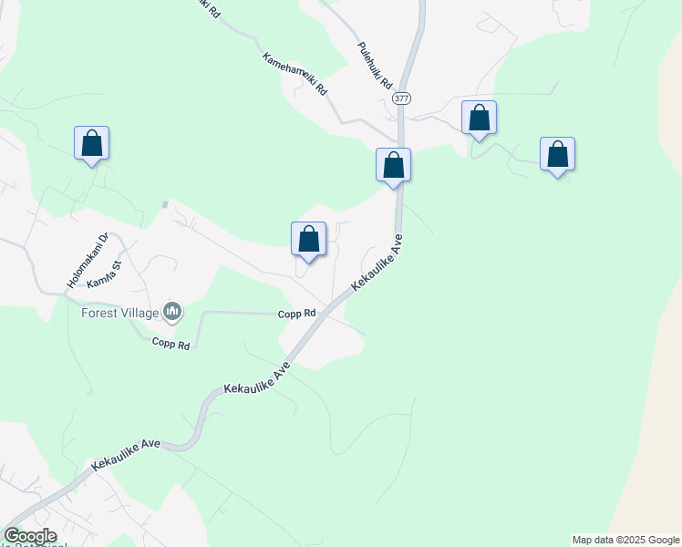 map of restaurants, bars, coffee shops, grocery stores, and more near 100 Ihe Place in Kula