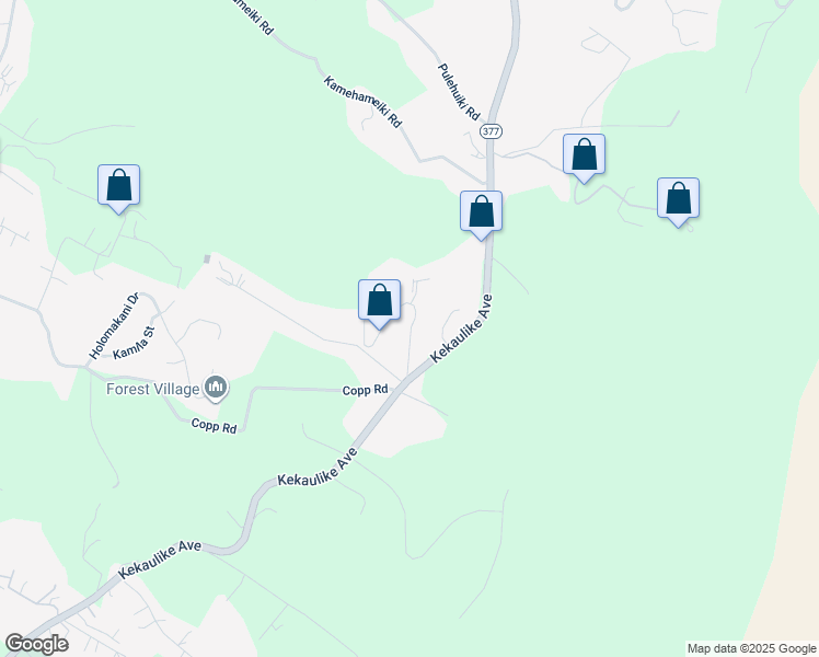 map of restaurants, bars, coffee shops, grocery stores, and more near 155 Ihe Place in Kula