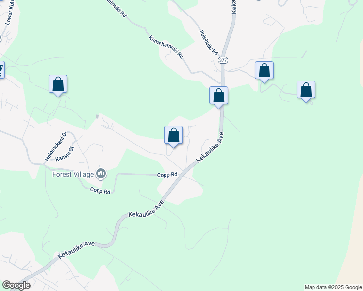 map of restaurants, bars, coffee shops, grocery stores, and more near 155 Ihe Place in Kula