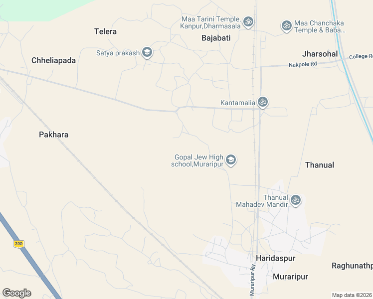 map of restaurants, bars, coffee shops, grocery stores, and more near in Haridaspur