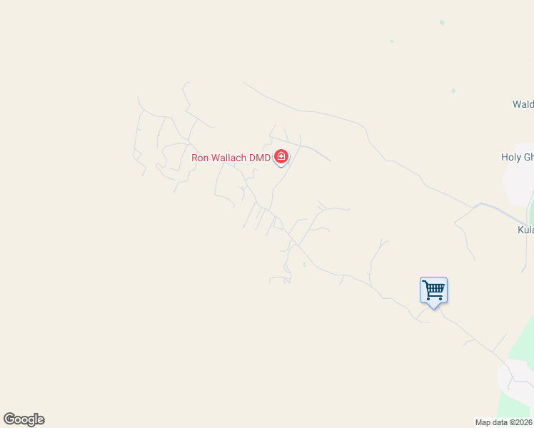 map of restaurants, bars, coffee shops, grocery stores, and more near 1633 Naalae Road in Kula