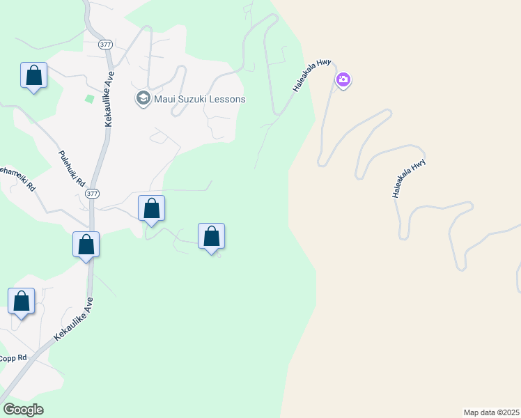 map of restaurants, bars, coffee shops, grocery stores, and more near 569 Hapapa Road in Kula