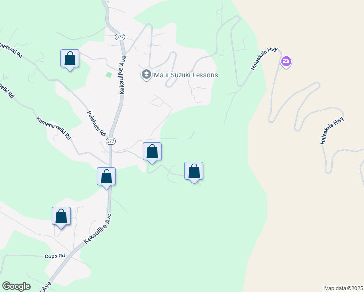 map of restaurants, bars, coffee shops, grocery stores, and more near 456 Hapapa Road in Kula