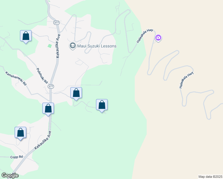 map of restaurants, bars, coffee shops, grocery stores, and more near 592 Hapapa Road in Kula