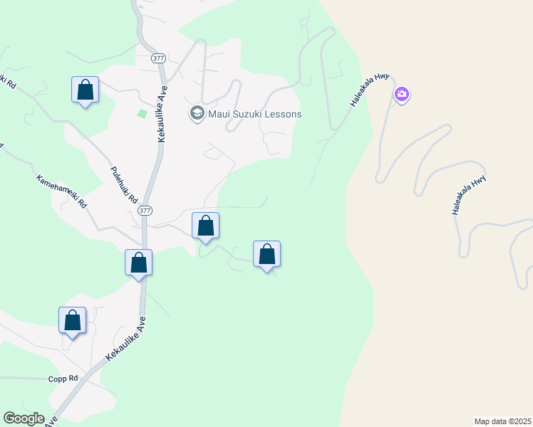 map of restaurants, bars, coffee shops, grocery stores, and more near 470 Hapapa Road in Kula