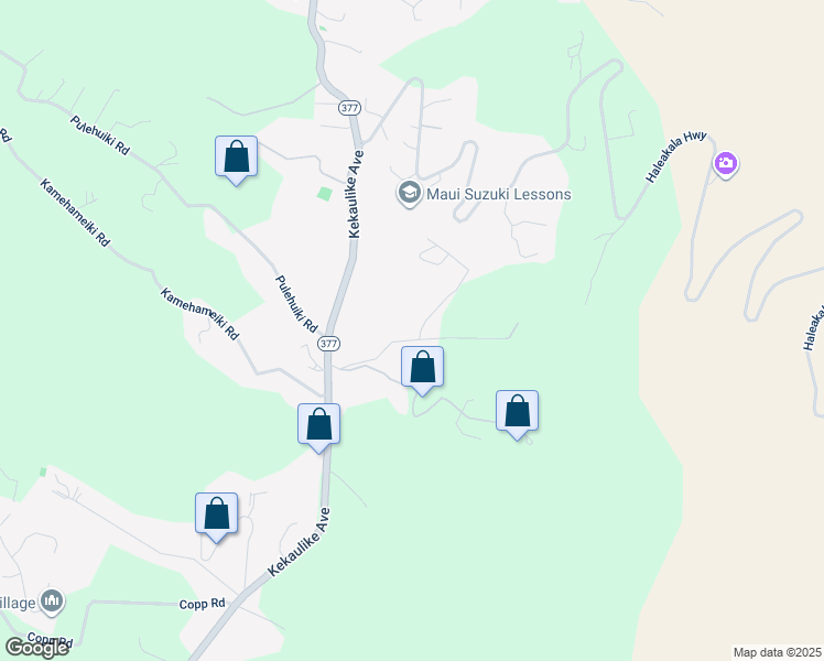 map of restaurants, bars, coffee shops, grocery stores, and more near 25 Napoko Place in Kula