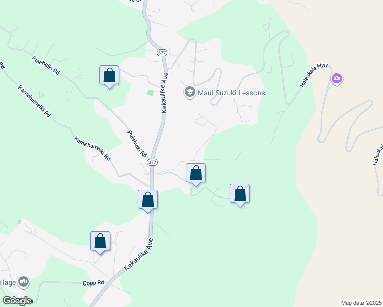 map of restaurants, bars, coffee shops, grocery stores, and more near 25 Napoko Place in Kula