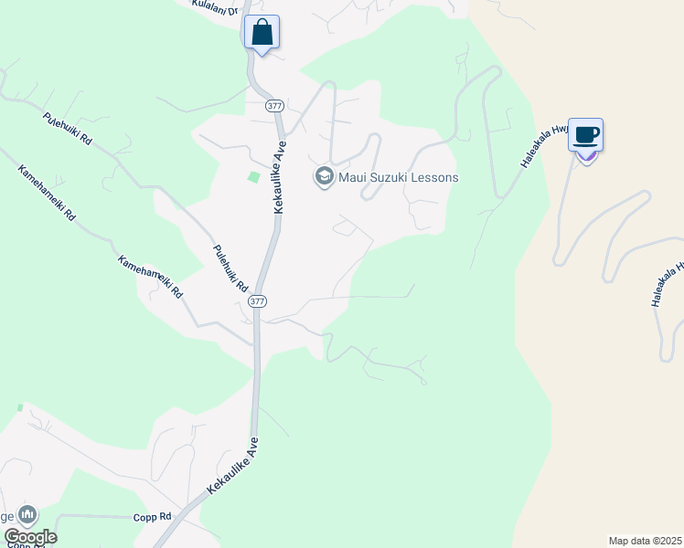 map of restaurants, bars, coffee shops, grocery stores, and more near 0 Napoko Place in Kula