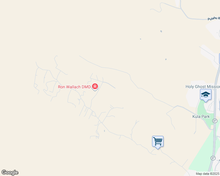 map of restaurants, bars, coffee shops, grocery stores, and more near 650 Papipi Road in Kula