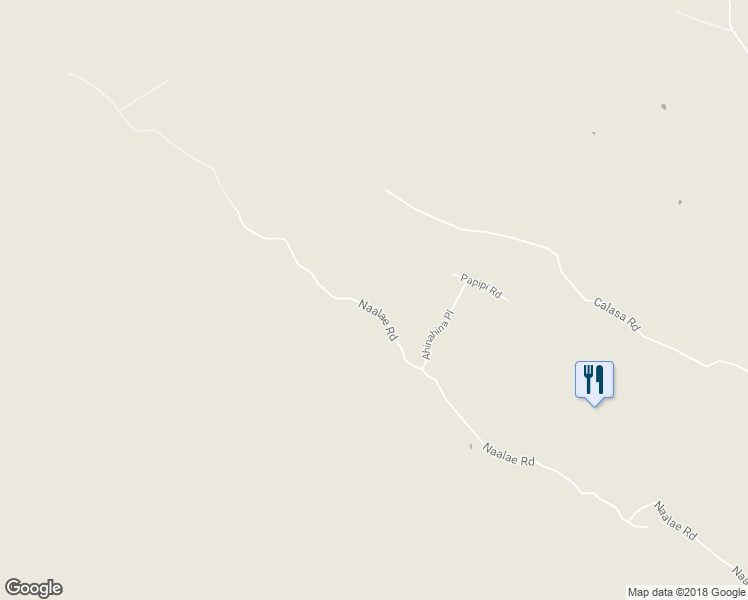 map of restaurants, bars, coffee shops, grocery stores, and more near 1678 Naalae Road in Kula