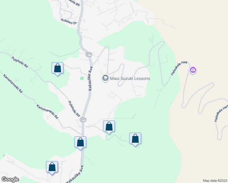 map of restaurants, bars, coffee shops, grocery stores, and more near 334 Napoko Place in Kula