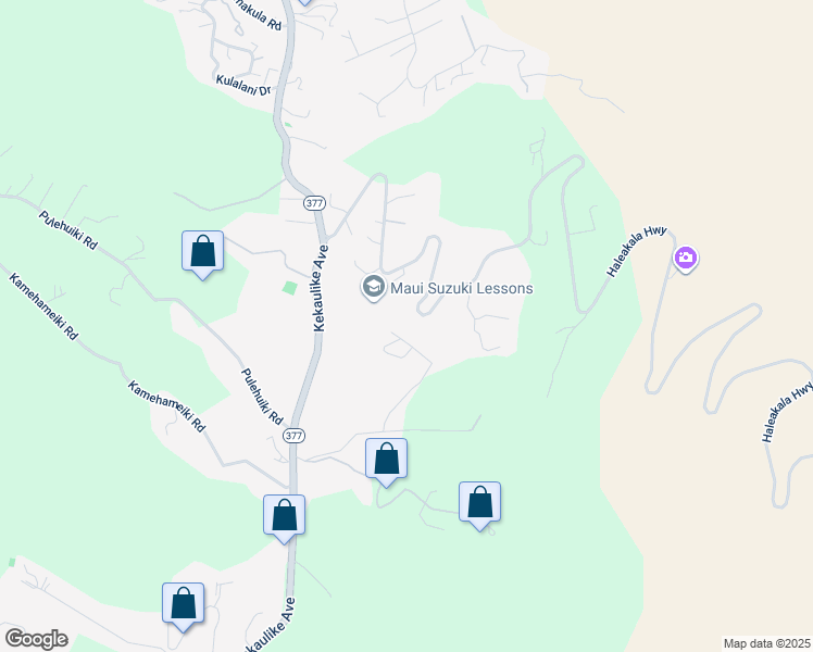 map of restaurants, bars, coffee shops, grocery stores, and more near 344 Napoko Place in Kula