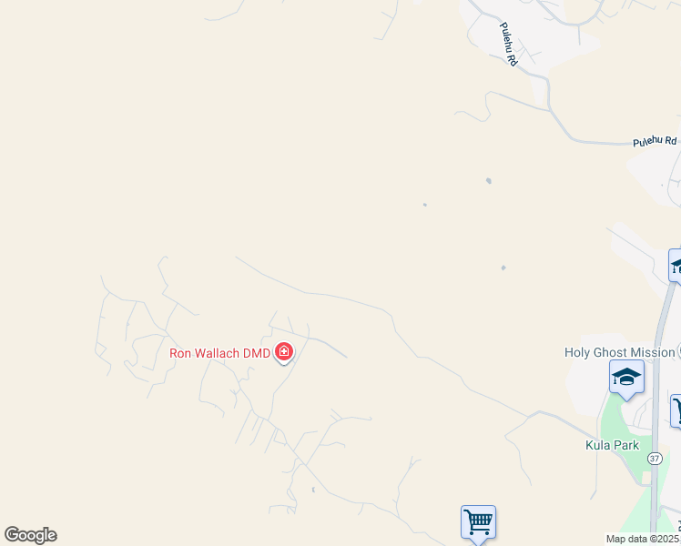 map of restaurants, bars, coffee shops, grocery stores, and more near 1216 Calasa Road in Kula