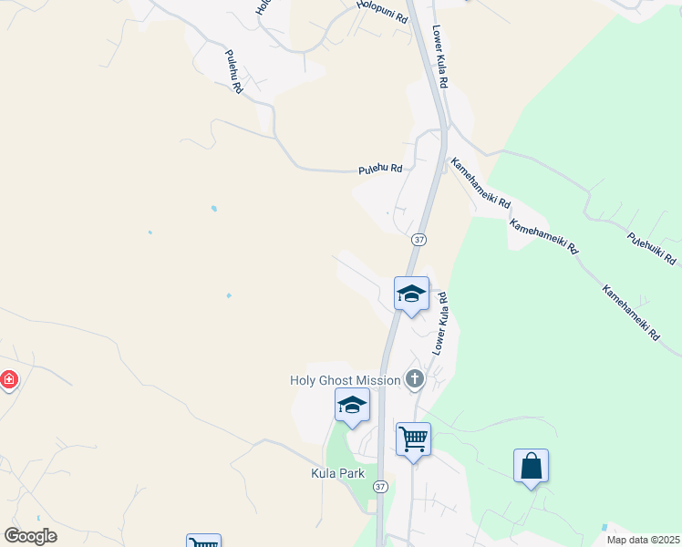map of restaurants, bars, coffee shops, grocery stores, and more near 4485 Kula Highway in Kula