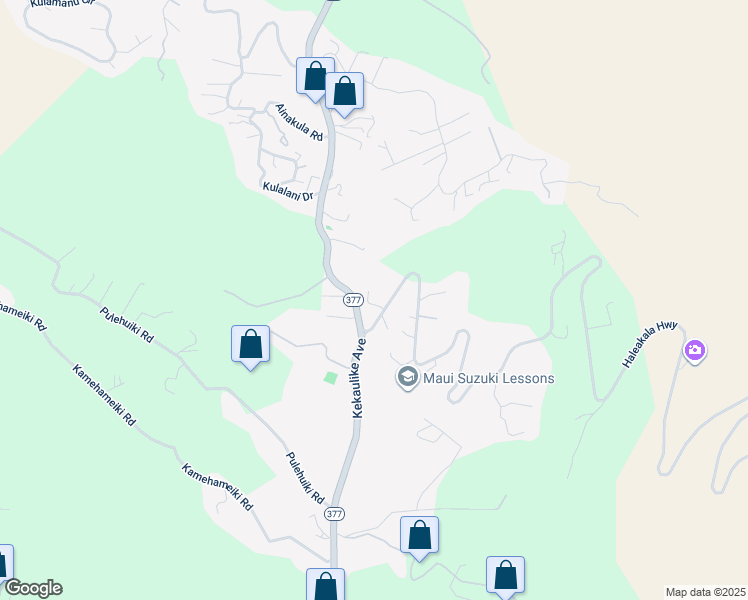 map of restaurants, bars, coffee shops, grocery stores, and more near 24 Palena Place in Kula