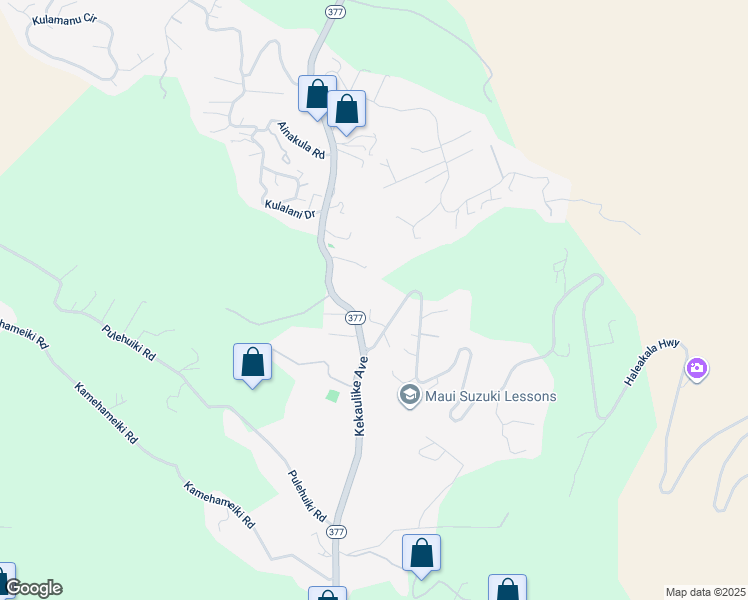 map of restaurants, bars, coffee shops, grocery stores, and more near 36 Palena Place in Kula