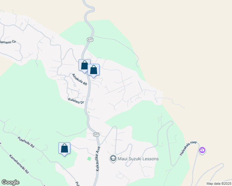 map of restaurants, bars, coffee shops, grocery stores, and more near 34 Meakoho Place in Kula