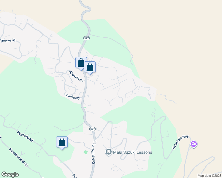 map of restaurants, bars, coffee shops, grocery stores, and more near 34 Meakoho Place in Kula