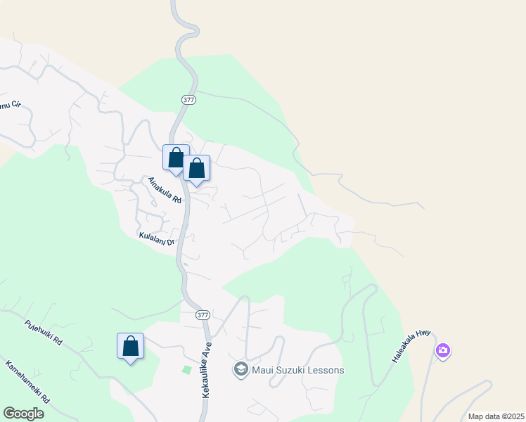 map of restaurants, bars, coffee shops, grocery stores, and more near 10 Meakoho Place in Kula