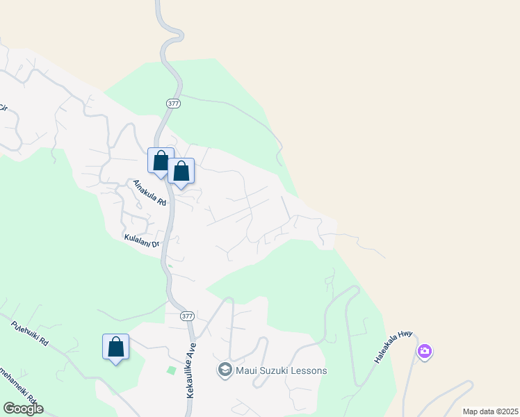 map of restaurants, bars, coffee shops, grocery stores, and more near 10 Upu Place in Kula