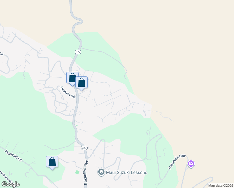 map of restaurants, bars, coffee shops, grocery stores, and more near 23 Upu Place in Kula