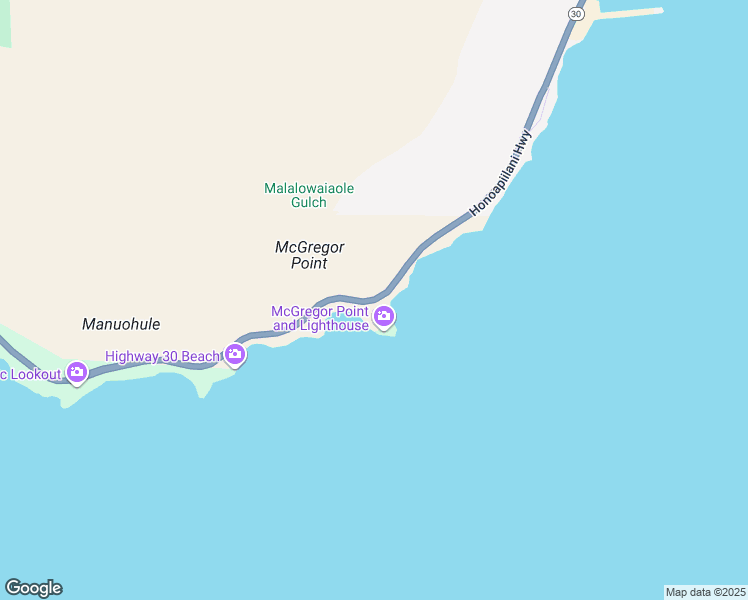 map of restaurants, bars, coffee shops, grocery stores, and more near 0 Hawaii 30 in Wailuku