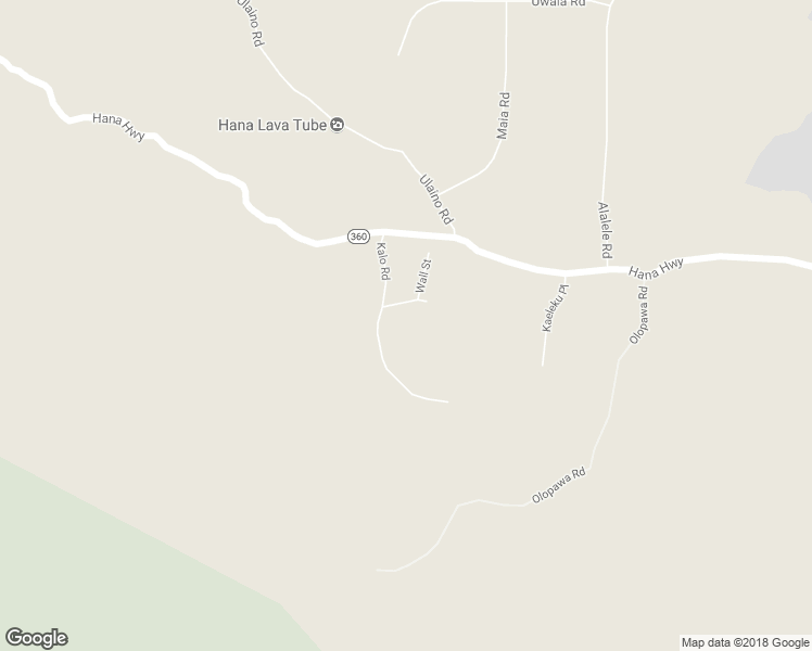 map of restaurants, bars, coffee shops, grocery stores, and more near 135 Kalo Road in Hana
