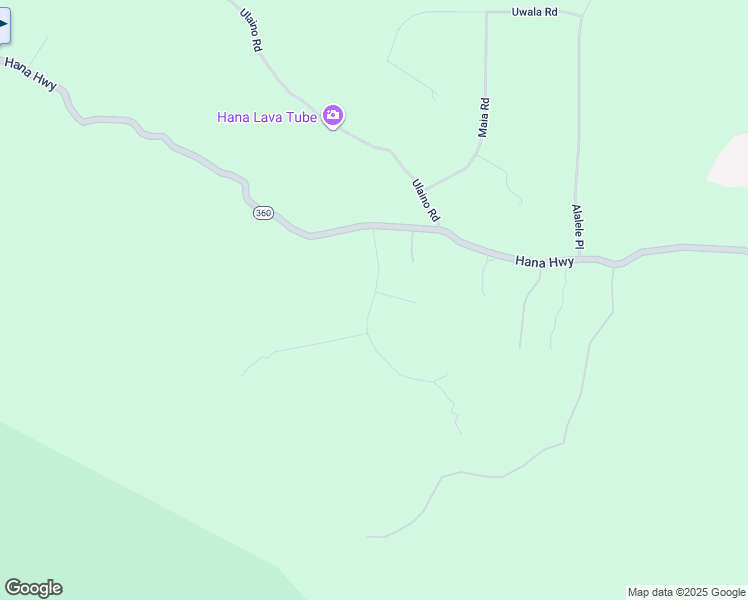 map of restaurants, bars, coffee shops, grocery stores, and more near 135 Kalo Road in Hana