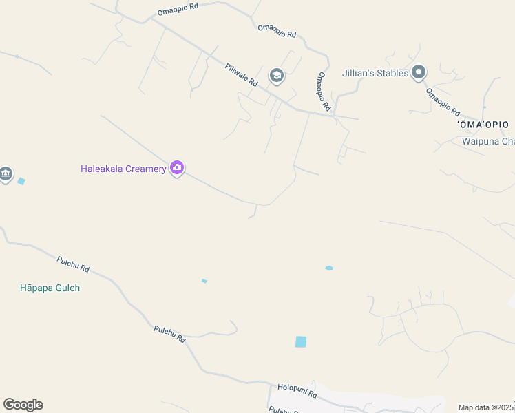 map of restaurants, bars, coffee shops, grocery stores, and more near 182 Hoomaikai Place in Kula